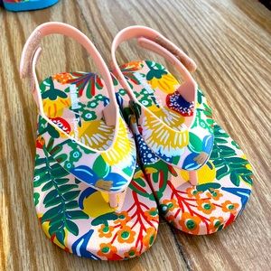 Colorful flip flops